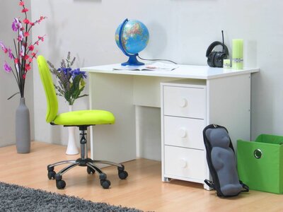 Tvilum Bureau met ladekast wit Combee