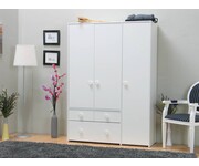 Kledingkast 3-deurs met 3 laden Combee Tvilum