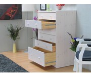 Kommode Hanne wit grenen 