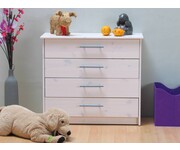 Kommode Thuka wit met 4 laden 