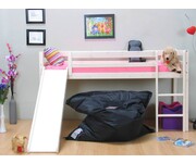 Thuka glijbaanbed wit grenen 