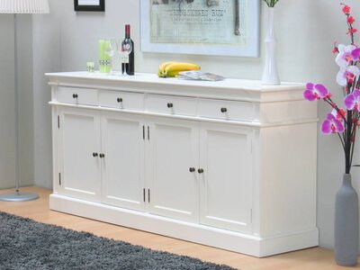 Dressoir Mozart wit antiek patina