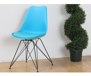 Stoel Council blauw turquoise 