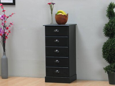 Ladekastje zwart grenen Terra