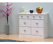 Ladekast Terra wit grenen 