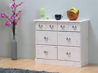 Ladekast Terra wit grenen