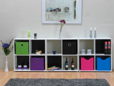 Tvilum Pegasus ruimtedeler met open vakken 234 breed 80 hoog