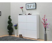 Mia set van 2 schoenenkasten wit Tvilum