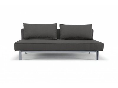 Innovation Slaapbank zwart Sly Innovation met 2 kussens en opbergvak