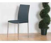 Tiana eetkamerstoel stapelbaar flessengroen 