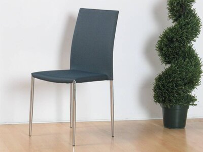 Tiana eetkamerstoel stapelbaar flessengroen