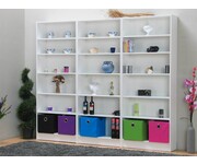Boekenkasten wit Solo set van 3 stuks Tvilum