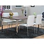Tvilum Frank eethoek tafel met 4 stoelen wit Denver