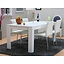 Tvilum Kate witte eethoek tafel 190x90 met 4 witte stoelen Denver