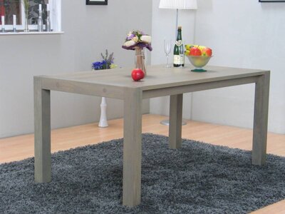 Tafel Boston eetkamertafel grijs eiken