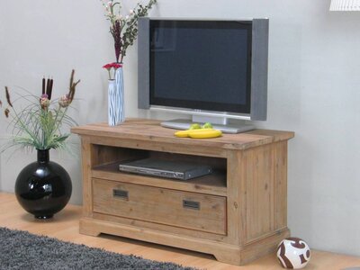 Rustiek TV meubel Toulouse met open vak en lade