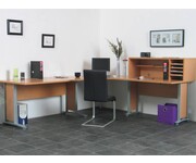 Hoekbureau beuken Prima met opzet Tvilum