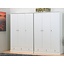 Witte kledingkast Barlett 6deurs