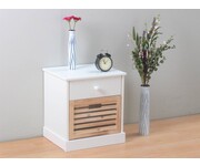 Wit nachtkastje Rianne met 2 lades 