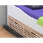 Tweepersoonsbed Rianne 180x200 wit met paulowniahout