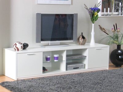 Tvilum TV meubel Viva met 2 deuren en open vakken wit
