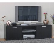 Zwart essen TV kast Viva met open vak Tvilum