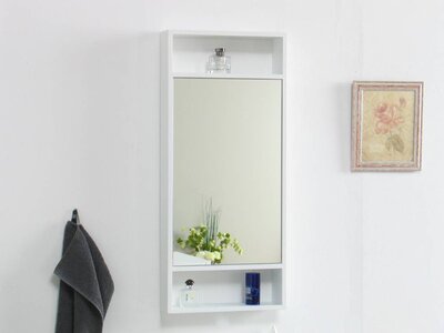 Witte spiegel badkamer Sire