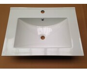 Wastafel met overloop Nicosia, 60x45 cm 