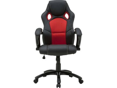Bureaustoel Harry zwart-rood