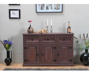 Bruin dressoir New Mexico koloniaal 132cm 