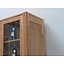 Eiken vitrinekast Derby 100x190cm