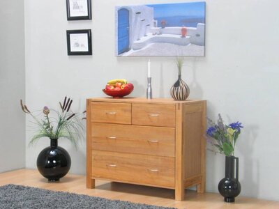 Derby eiken kommode met 2+2 lades