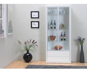 Vitrinekast Quadra wit Tvilum