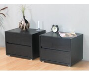 Nachtkastjes Vision zwart essen (2 stuks) Tvilum