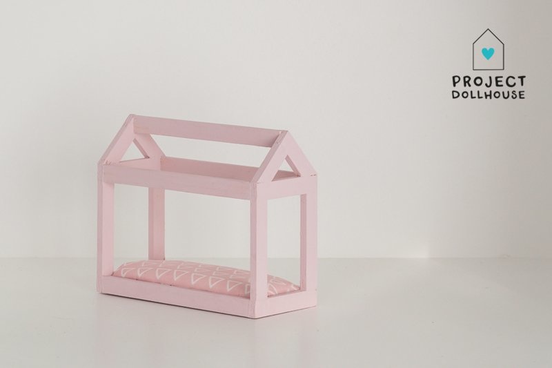 House shaped pastel pink-1