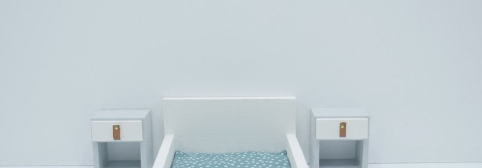 Tweepersoonsbed Dicht Model Wit