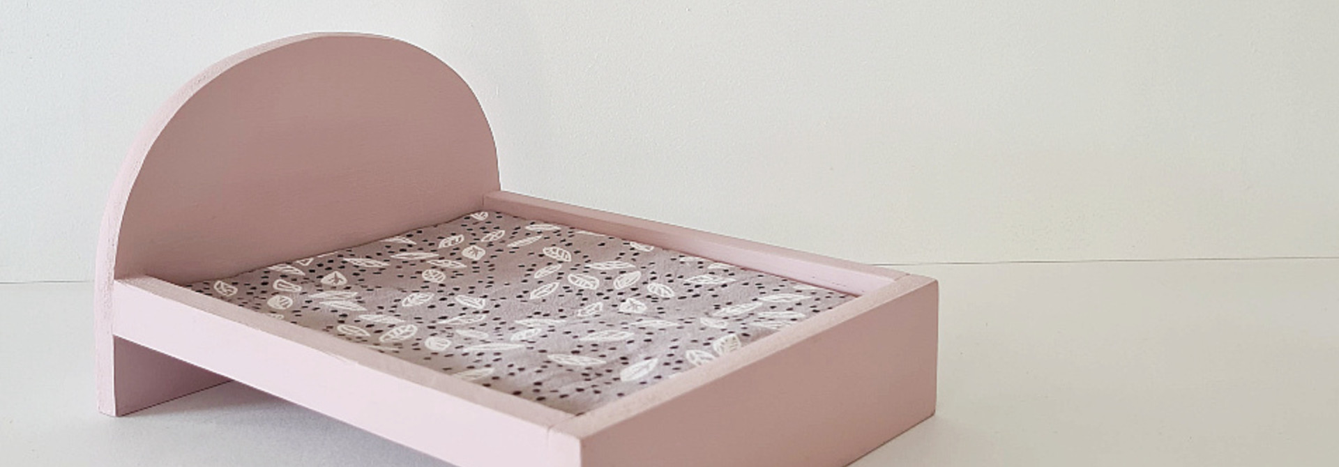 Bed for Maileg Mouses Big - Precious Pink