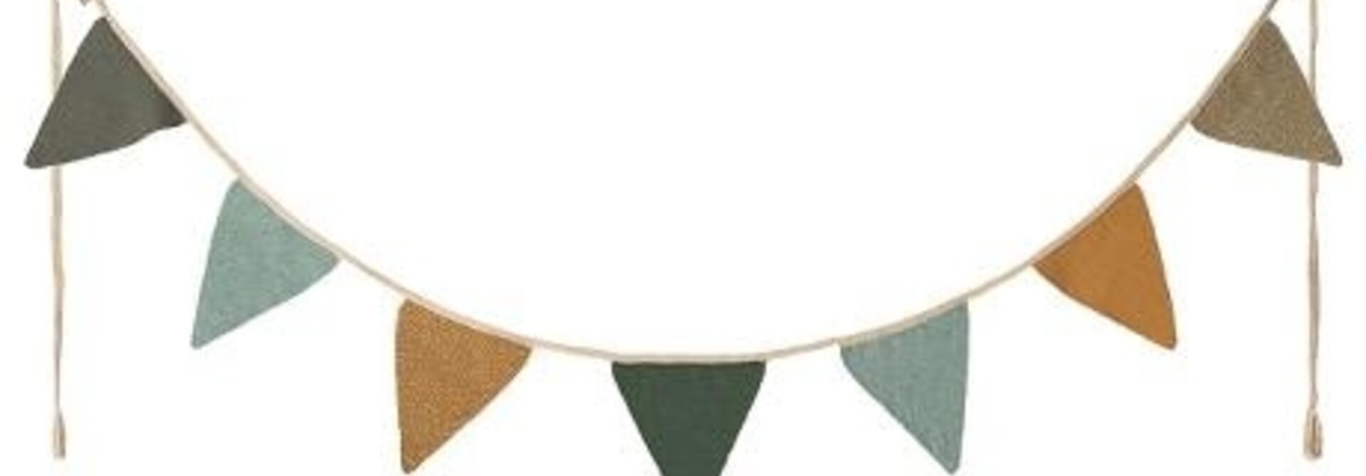 Maileg Slinger Vlaggen Blauw / Grijs