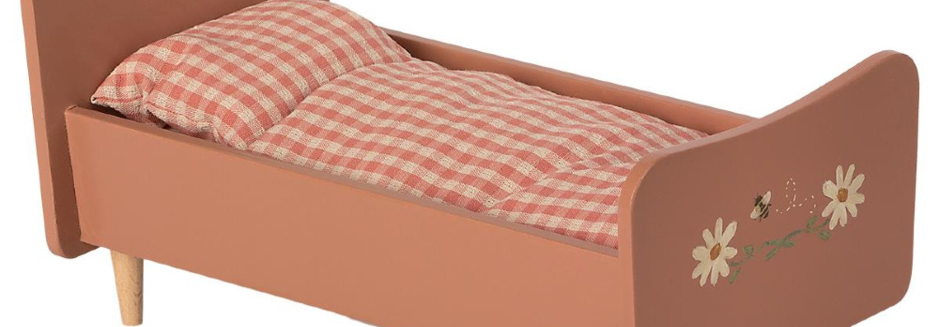 Houten Bed - Teddy Beer Moeder - Roze