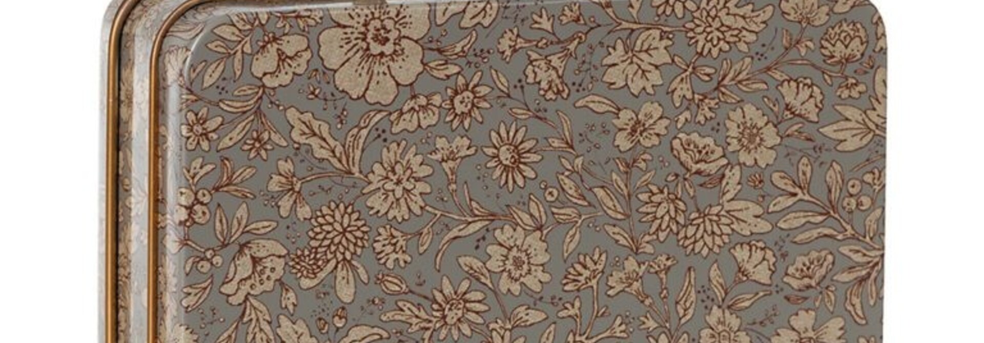 Koffertje Blossom Grey - 11 cm