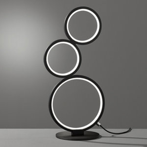 Tafellamp Rondo - Metaal - Zwart Mat