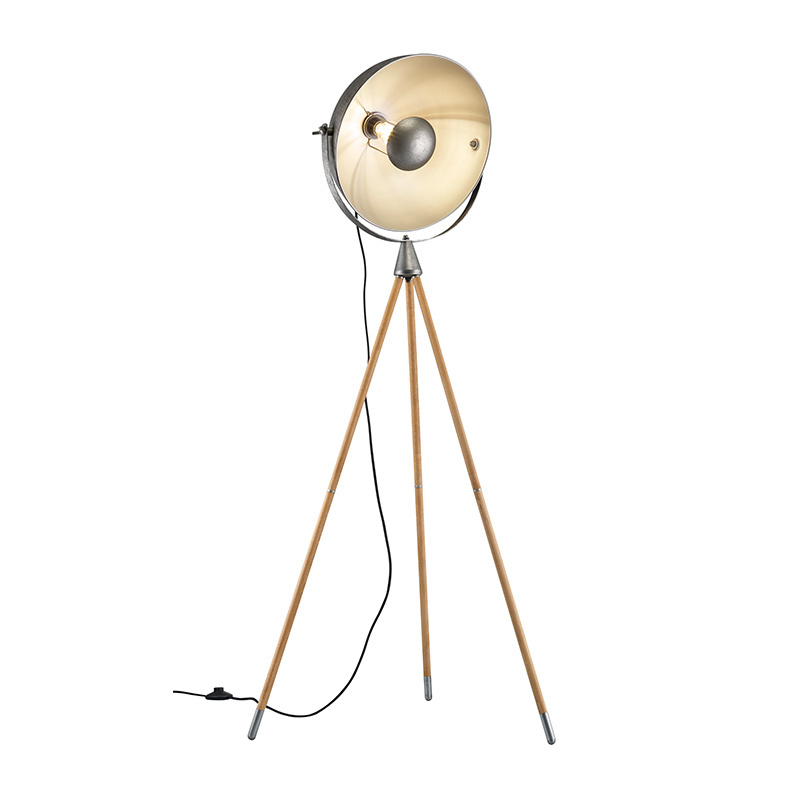Vloerlamp Delhi - Metaal - Large - Nickel Vloerlamp Delhi - Metaal - Large - Nickel