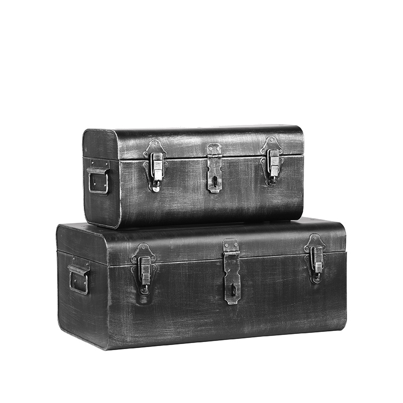 Opbergkist Vintage - Zwart Opbergkist Vintage - Zwart