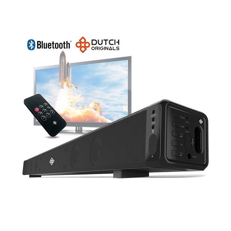 Bluetooth Soundbar | Draadloze Verbinding | Zwart | Incl. Afstandsbediening en bevestiging