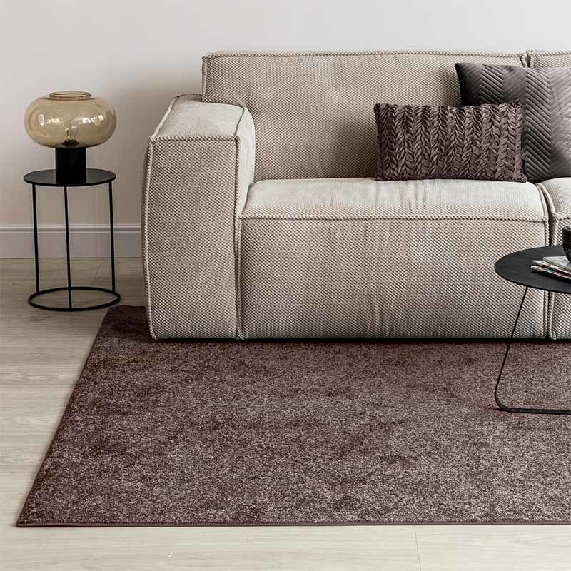 Carpet Studio Santa Fe Loper Tapijt 57x150cm - Vloerkleed Laagpolig - Tapijt Woonkamer en Tapijt Slaapkamer - Kleed Bruin