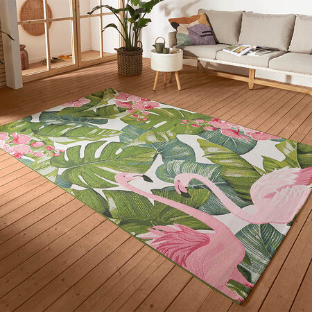  Buitenkleed Tropical Flamingo