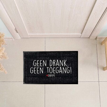 #DARUM! Deurmat - Geen drank, geen toegang