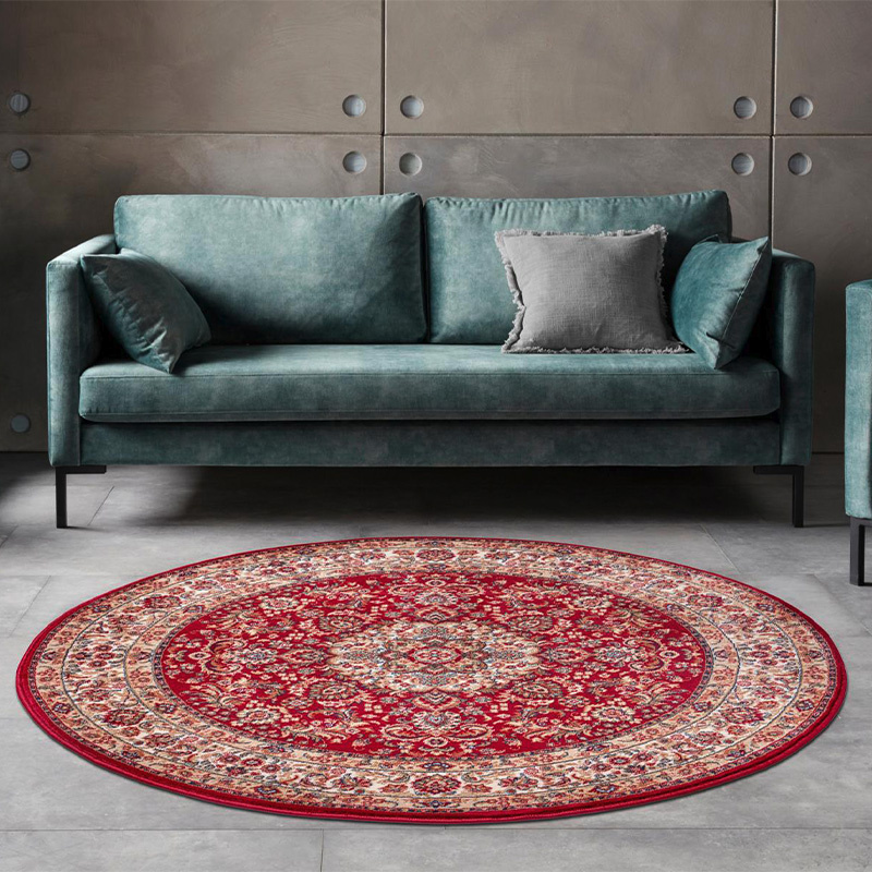 Rond perzisch tapijt - Zahra rood 160 cm rond
