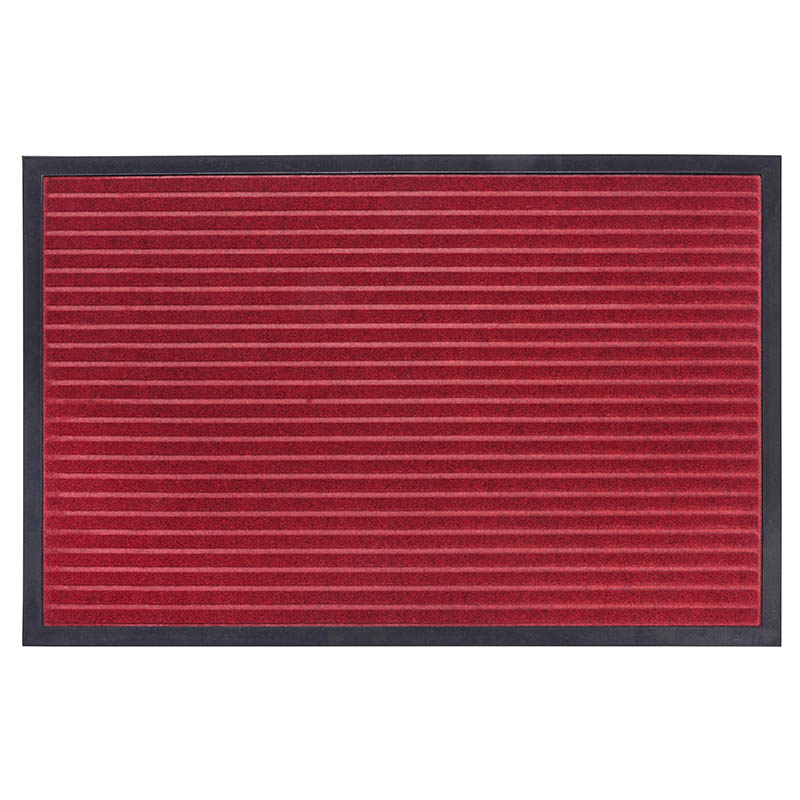 Deurmat Striped - Rood