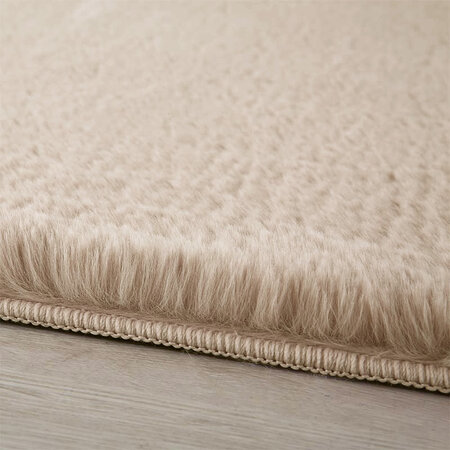 Fluffy Vloerkleed Comfy  - Beige